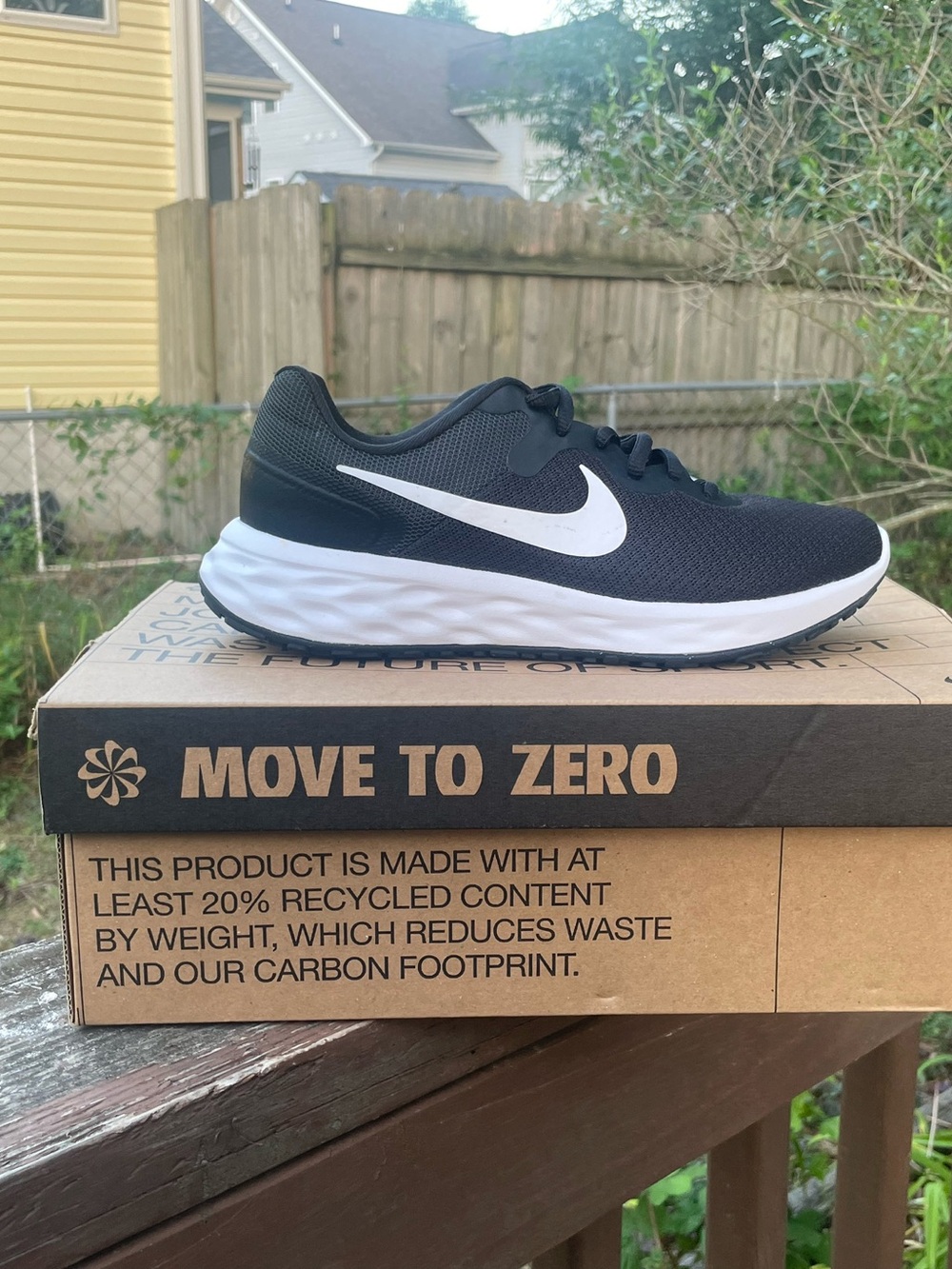 Nike Black and White Women's Running Shoe
